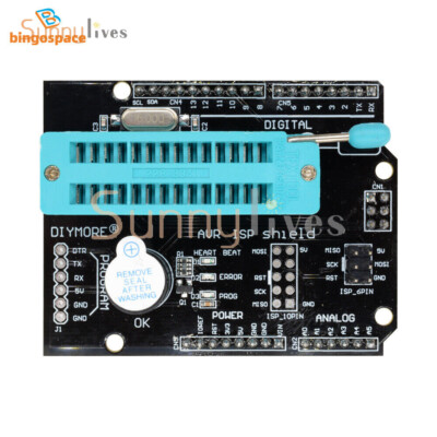 AVR ISP Shield Burning Burn Bootloader Programmer for Arduino UNO R3 US