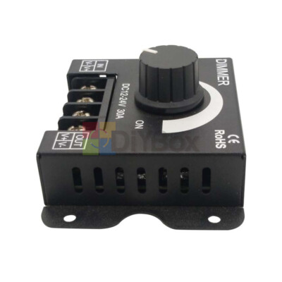 LED Dimmer DC 12V 24V 8A/30A Adjustable Brightness Controller Switch Lamp Driver