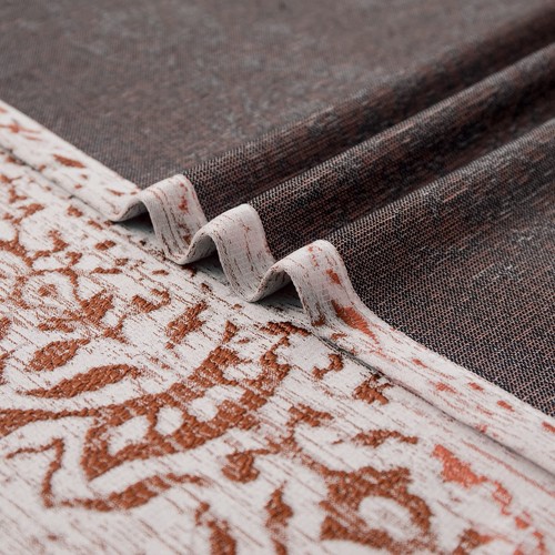 Terrakotta Rost Boho Muster Vorhänge 96 Zoll Länge für Wohnzimmer 2 Paneele... - Bild 8 von 8