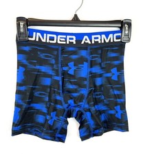 Under Armour Youth 2-Pack Blue/Black Boxer Shorts Size M