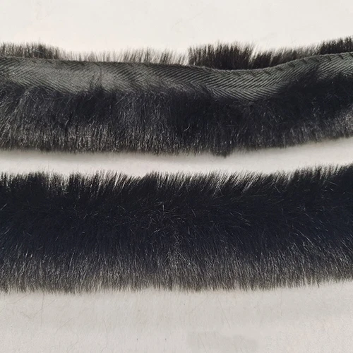 2M Multicolor Faux Rabbit Fur Strips Ribbon Edge Trim Sewing Cuffs Wide 5cm DIY - Picture 11 of 31