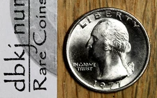 1977 (P) Washington Quarter 25¢ - BU - Brilliant Uncirculated