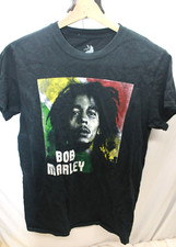 Zion Rootswear Bob Marley T-Shirt Mens Small S Tie Dye Logo Concert Short Sleeve