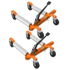 2x 3000-lbs Car Wheel Dolly Jack 12wheel For Auto Tire Moving Orange 2x 3000-lbs Car Wheel Dolly Jack 12wheel For Auto Tire Moving Orange