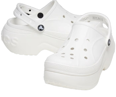 Crocs Bella Clog Electric Pink White Black Women's Sizes 4 5 6 7 8 9 10