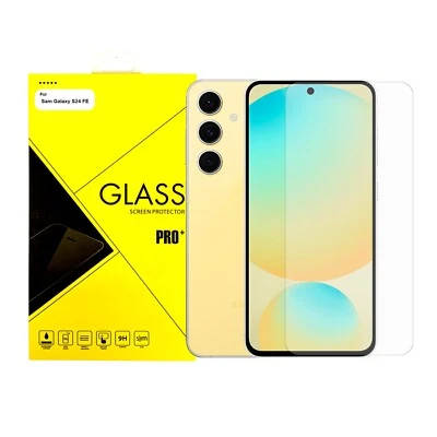 For Samsung Galaxy S24 FE 5G Tempered Glass Phone Screen Protector