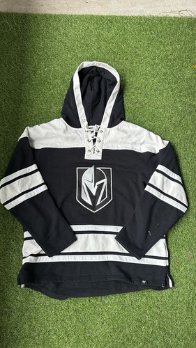Vegas Golden Knights Hoodie Mens Size XL Grey 47 Brand Superior Lacer Hockey