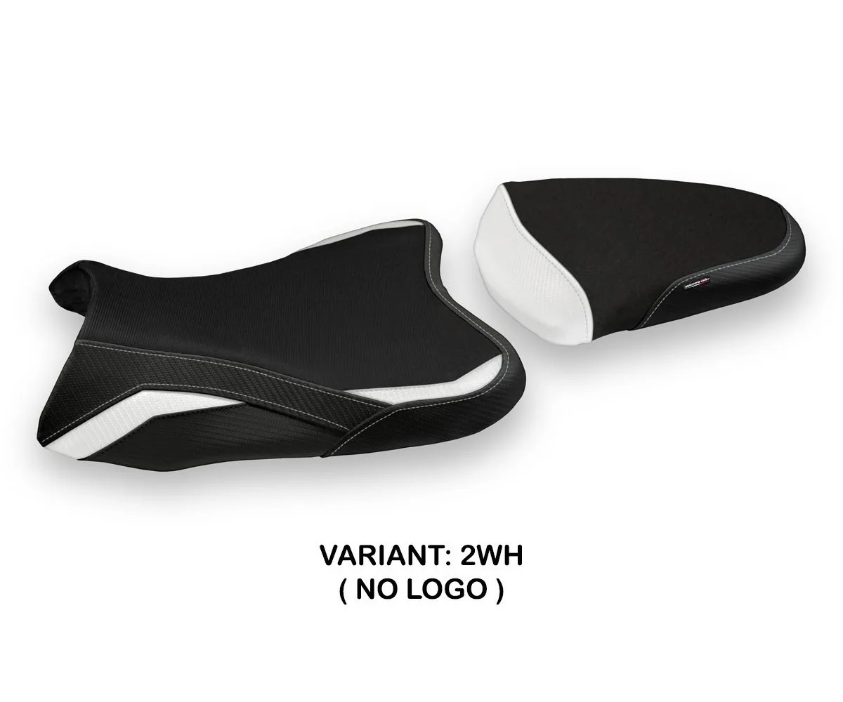 Seat saddle cover Omar White (WH) TPZ for SUZUKI GSX R 1000 2007 > 2008 ve