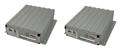 Lot of 2 Safety Vision SVR-4100 Solid-State 4-Ch Mobile DVR H.264 Wi-Fi GPS SD