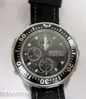 VINTAGE SEIKO CHRONOGRAPH SPORTS 100 DATE DIVER WATCH 7T32-7D79 BLACK DIAL