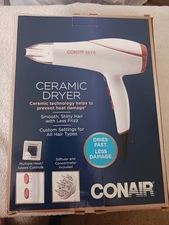 Conair Ceramic Hair Dryer 1875 Watts. New In Box.