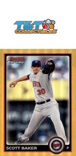 Scott Baker 2010 Bowman Chrome Gold Refractors #148 Minnesota Twins 19/50 59