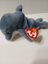 TY Beanie Baby Echo The Dolphin 1996 With Tag.