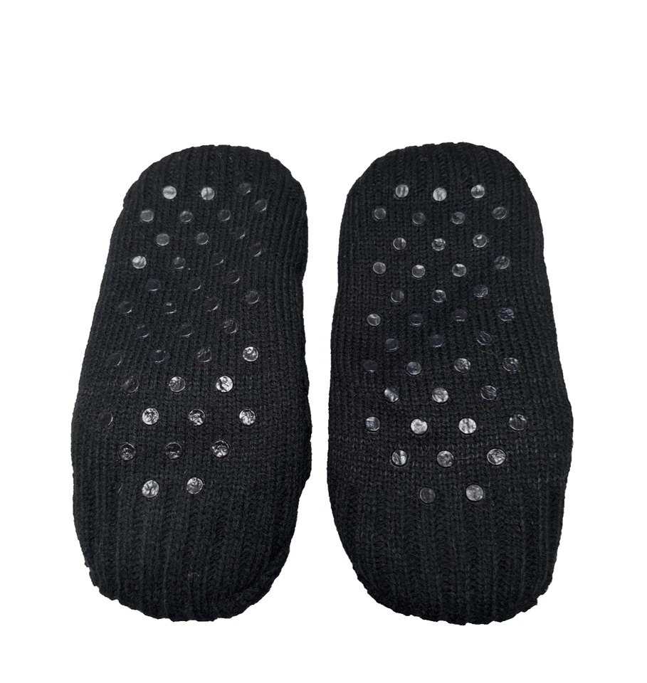 Zapatillas para mujer HUE con cable de piel de oveja (negras) talla S/M (5-6) 7032 Foto 3 de 3