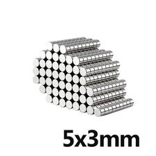 3mm x 2mm Tiny Neodymium Disc Magnets N50, New, Super Strong -100 or 500 pcs