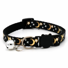 Pet Collar with Bell Cartoon Footprint Colorful Dog Puppy Kitten Collar Adjustab
