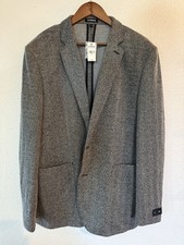 NWT Express Men s Slim Blazer Herringbone Tweed Sz. XL Retail: 228