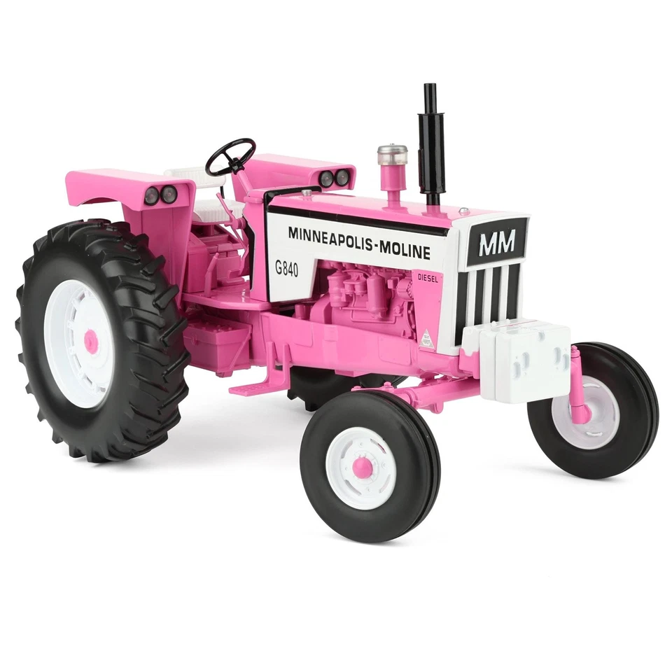 Spec Cast 1/16 Pink Minneapolis Moline G840 Open Station Tractor SCT979 - Image 2 of 4
