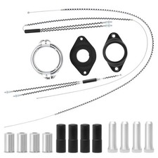 BMX Gyro Brake Cables Front/Rear with Spinner Rotor - Heat-Resistant Stainles...