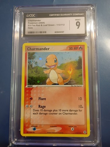 Charmander graded CGC 9 for sale on eBay