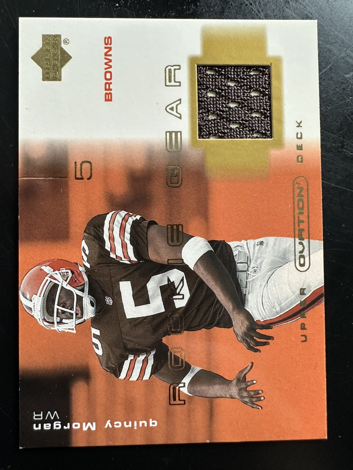 Quincy Morgan Upper Deck Game Gear #93 Rookie Jersey