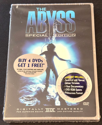 The Abyss - Special Edition (DVD, 2000, 2-Disc Set) -1993 Film - Ed Harris - NEW