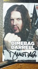 FatBoy Authentics Dimebag Darrell Facsimile Autograph Card 001/500 (2018)