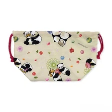 Marimocraft mofusand Lunch Drawstring Bag (Panda Cat)