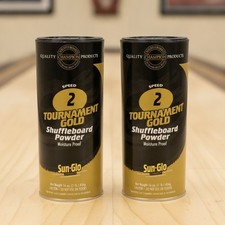 Speed 2 Tournament Gold Shuffleboard Powder Wax Fast Speed for Competitive ...