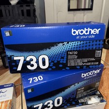 Brother TN730 Black Toner Cartridge Open Box New 