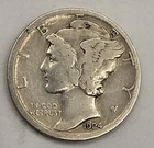 1924S  Mercury Dime - 102 Years Old!!  ☆ BELOW SILVER VALUE ☆