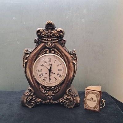Spanische Uhr Vintage. URREGUI Bronze Kaminuhr. Schöne Handarbeit.