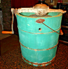 Vintage White Mountain 8Qt Ice Cream Freezer Maker Hand Crank Triple Motion Nice