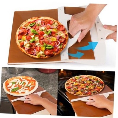 Sliding Pizza Peel,Non Stick Wood Large Elite Peel Pizza Smart 14 x 12 Inch