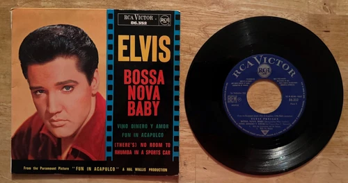 45 7" FRENCH EP ELVIS PRESLEY BOSSA NOVA BABY