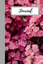 Journal: Cute Pink Flower Spring Blank Lined Journal