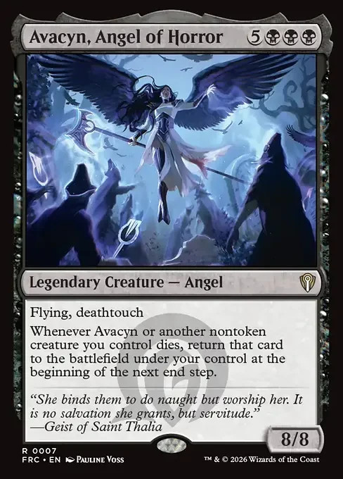 MtG: AVACYN, ANGEL OF HORROR - Commander Reality Fracture Rare magicman-europe