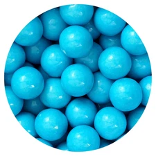 Blue Gumballs 1 Inch Gumballs, 2 Pound Bulk Bag (Approx. 110 Pieces), Blue Candy