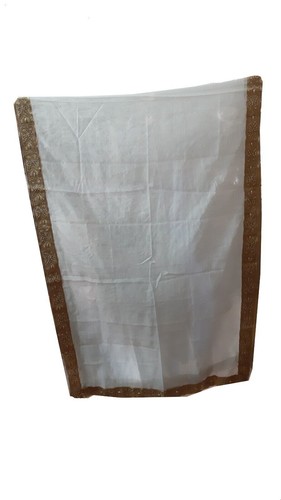Bufandas tradicionales Dupatta de seda hechas a mano india estola para hombre - Imagen 6 de 6