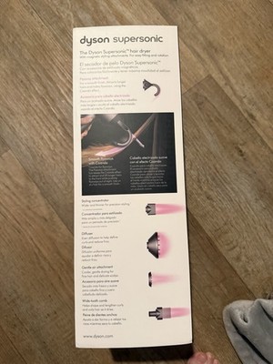 Dyson Supersonic Hair Dryer W/ Attachments *HD08* Pink/Fuchsia