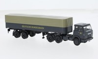 Brekina 82261 - 1/87 Henschel F161 Pritsche/Plane-Sz Der Deutschen Bundesbahn