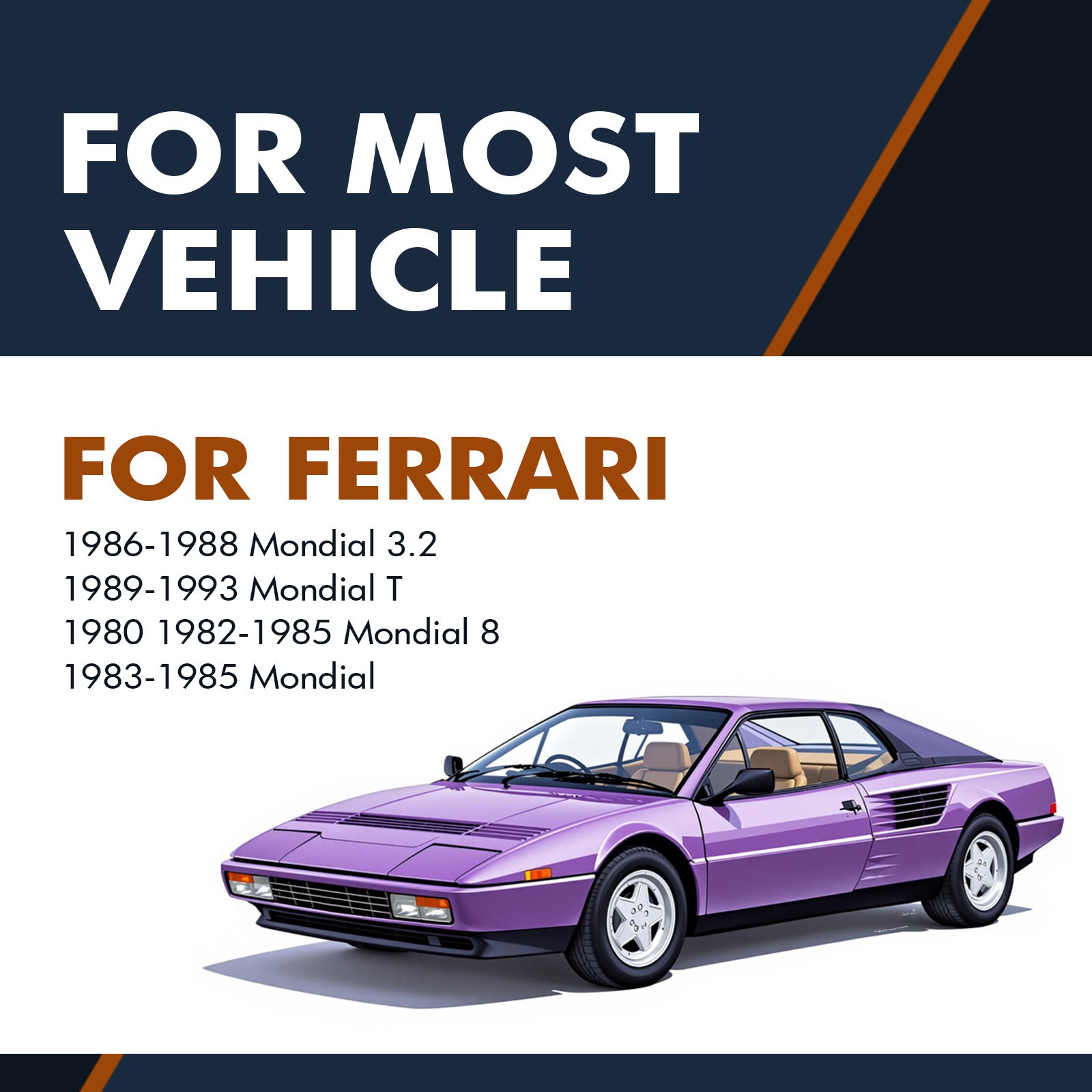 Ferrari Mondial 1983-1985 FRONT Trunk lid