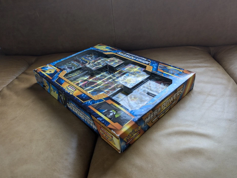 Pokemon TCG Mega Powers Collection Box SEALED - Mega LUCARIO - Image 3 of 4