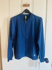 Wonderwink Blue Zip Up Activewear Jacket Top Women's Size Small Scrubs Aero NWT