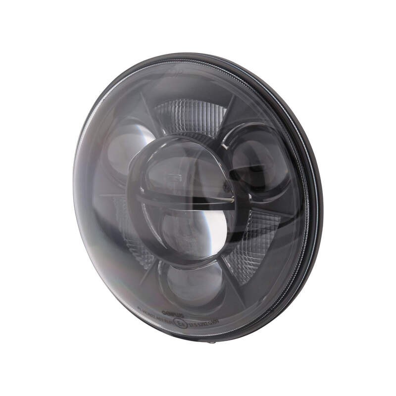 Insert de phare LED HIGHSIDER type 11 avec éclairage de virage asymétrique 12V - 2