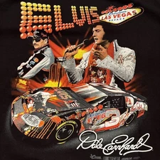 Dale Earnhardt Elvis Shirt Mens XXL NASCAR Chase Authentics Las Vegas 1990’s NWT