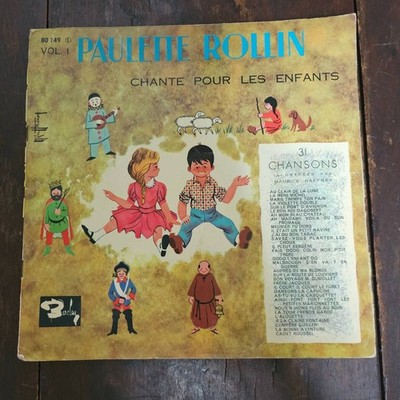 Paulette Rollin Vol1 LP chante Pour Les Enfants 31 Chansons no 80149