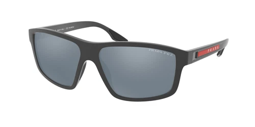 Lunettes de soleil Prada Linea Rossa 02XS UFK07H grises 100 % AUTHENTIQUE NEUVES