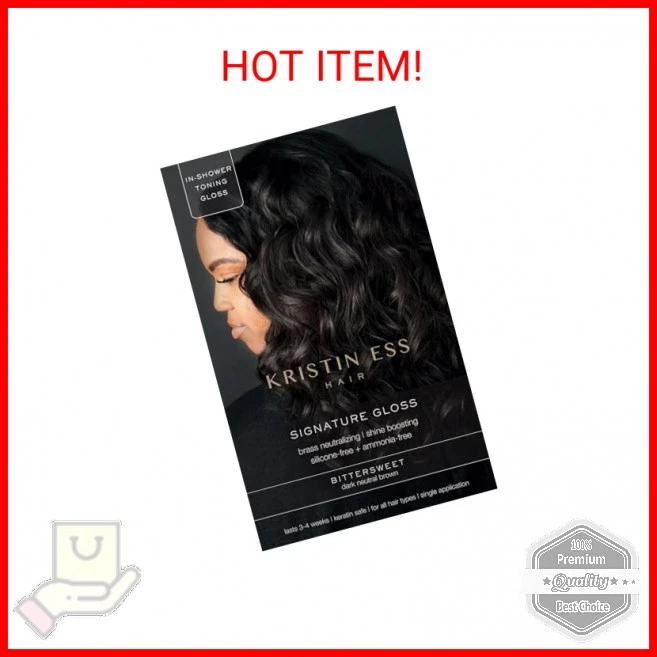 Kristin Ess Tinte de Cabello Marrón Oscuro Brillo Tratamiento de Color en Morena Oscura Agrave Foto 2 de 2