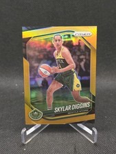 2025 Panini Prizm WNBA #123 Skylar Diggins-Smith Gold Prizm /10 Seattle Storm 